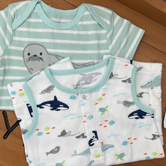mac & moon Other - NWT 2 Mac and Moon one pieces 3 months